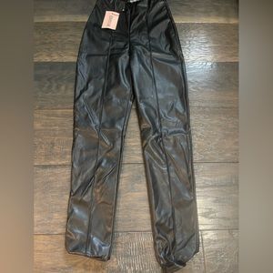 Missguided pleather plants.  Size 4